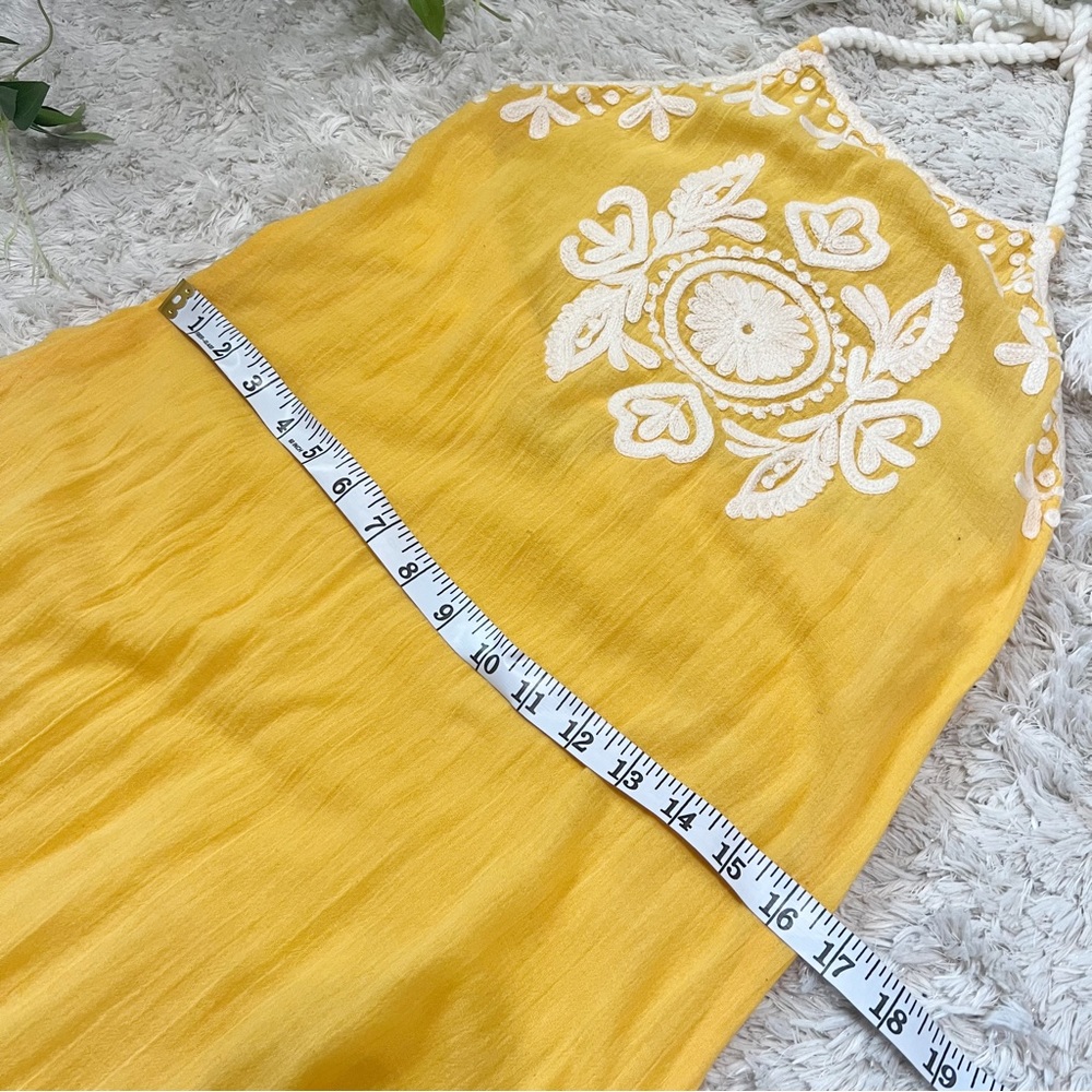Gianni Bini halter summer maxi beach dress or coverup - Picture 7 of 12